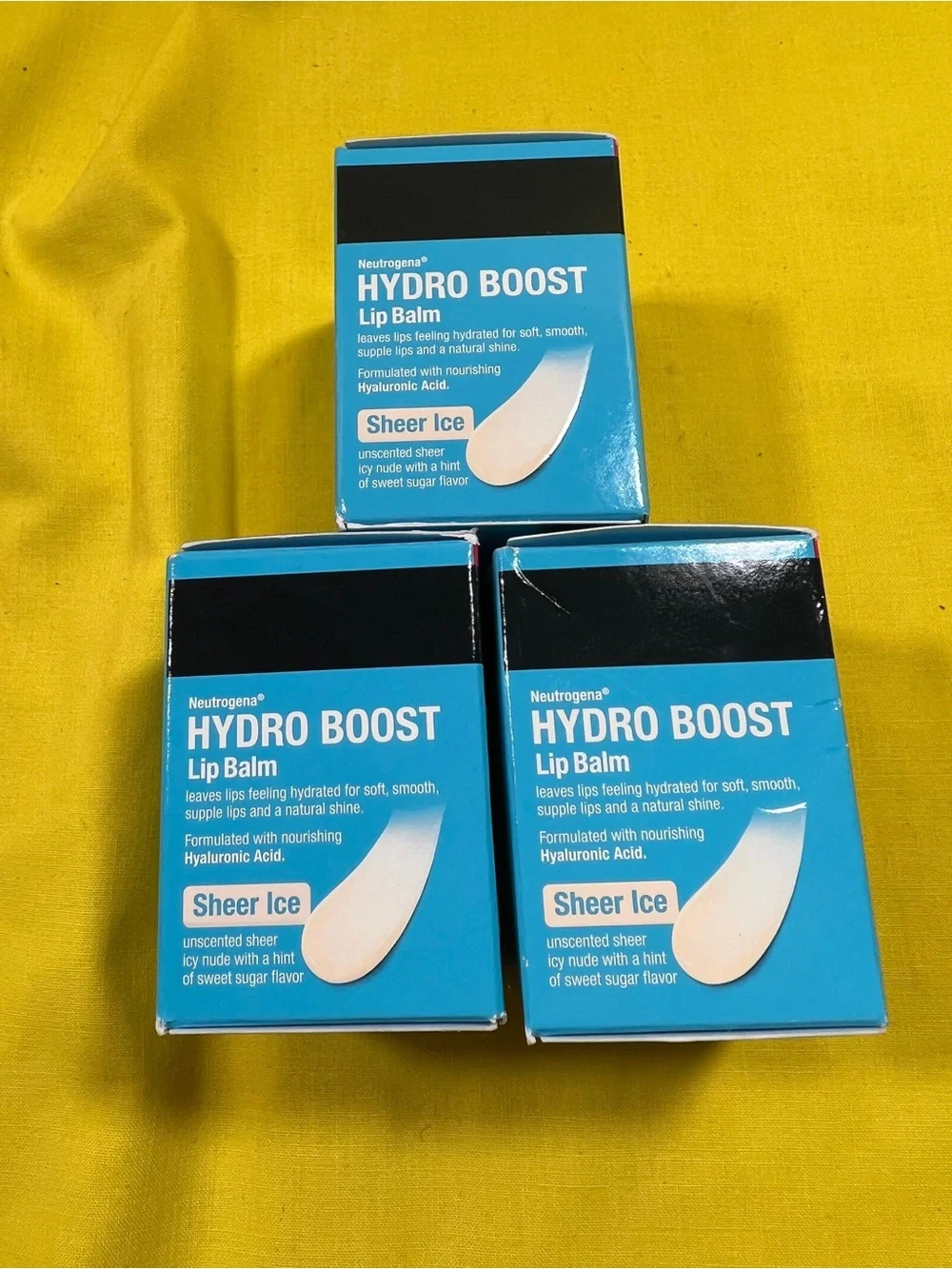 Neutrogena Hydro Boost Hyaluronic Acid Lip Balm 3 PAC